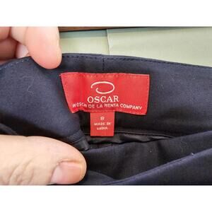 Oscar De La Renta Pants Navy Womens Size 8 Originally $1690